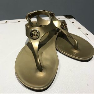 Michael Michael Kors Women's Plate Jelly Sandal